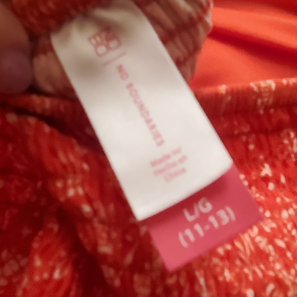 🍉 junior's strapless Top size large no Boundaries brand, country style western - Picture 9 of 9